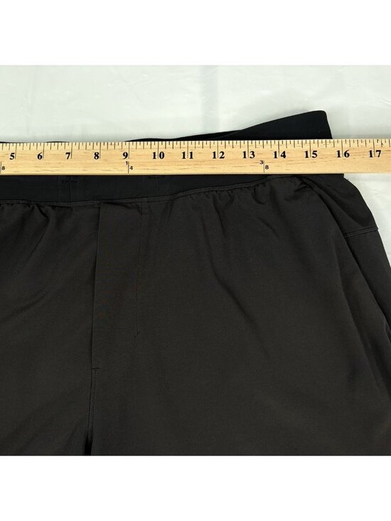 Lululemon T.H.E. Short Linerless 9” Men’s L BLack Gym Workout M7AA0S - Picture 7 of 11